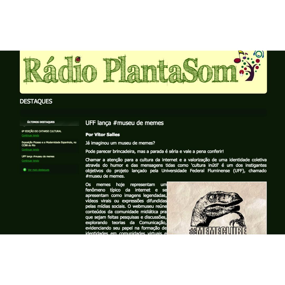 Projeto da UFF, ‘Museu de memes’ cataloga estudos acadêmicos sobre virais da web