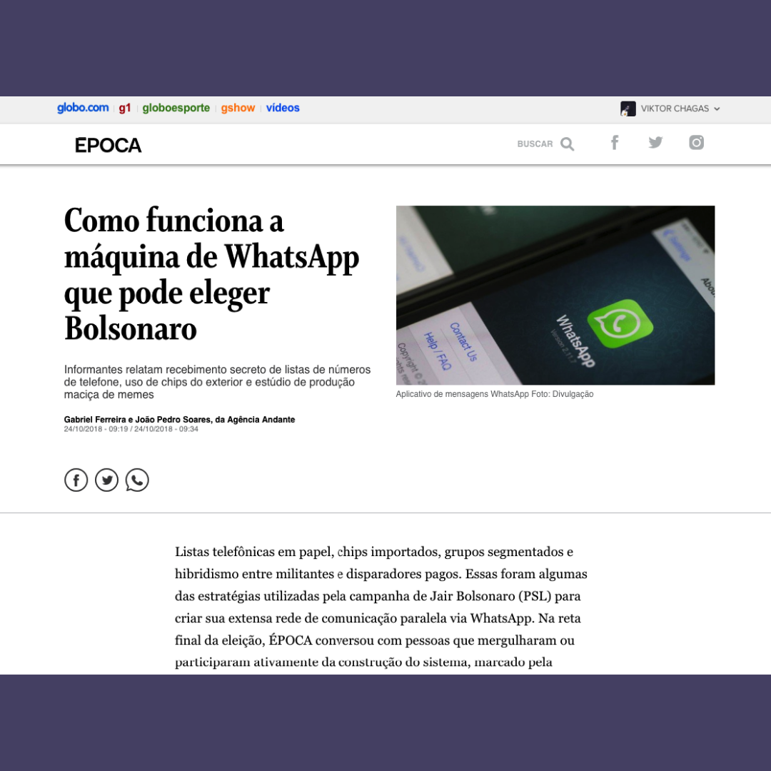 Como funciona a máquina de WhatsApp que pode eleger Bolsonaro