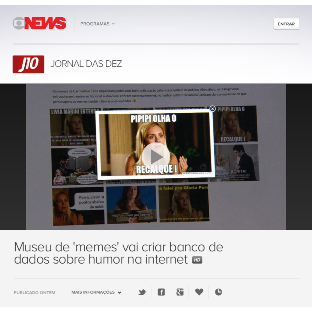 Museu de ‘memes’ vai criar banco de dados sobre humor na internet