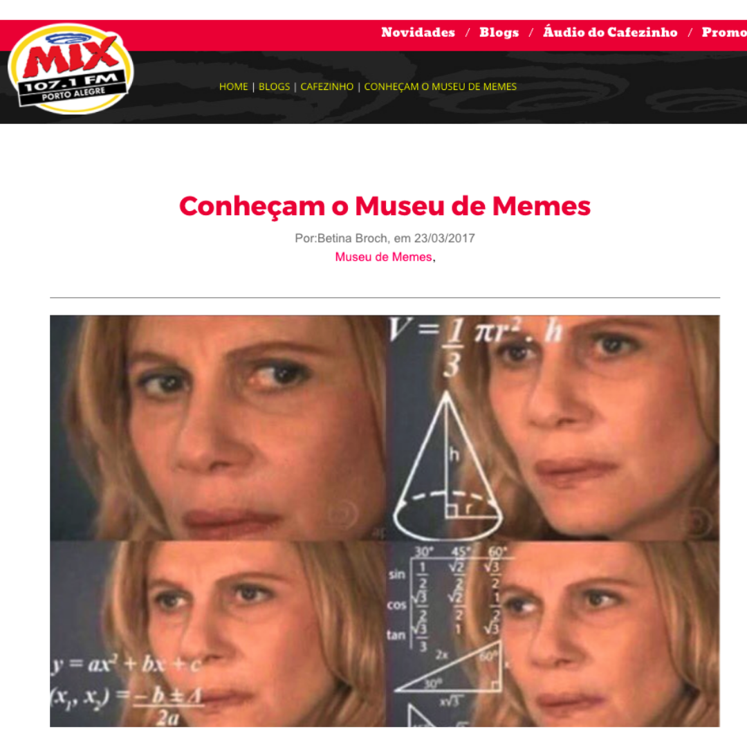 Conheçam o Museu de Memes
