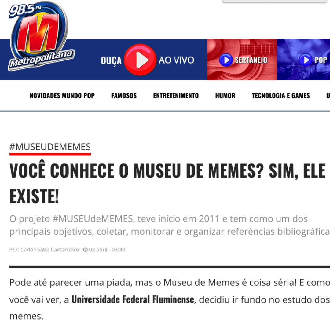 Você conhece o Museu de Memes? Sim, ele existe!