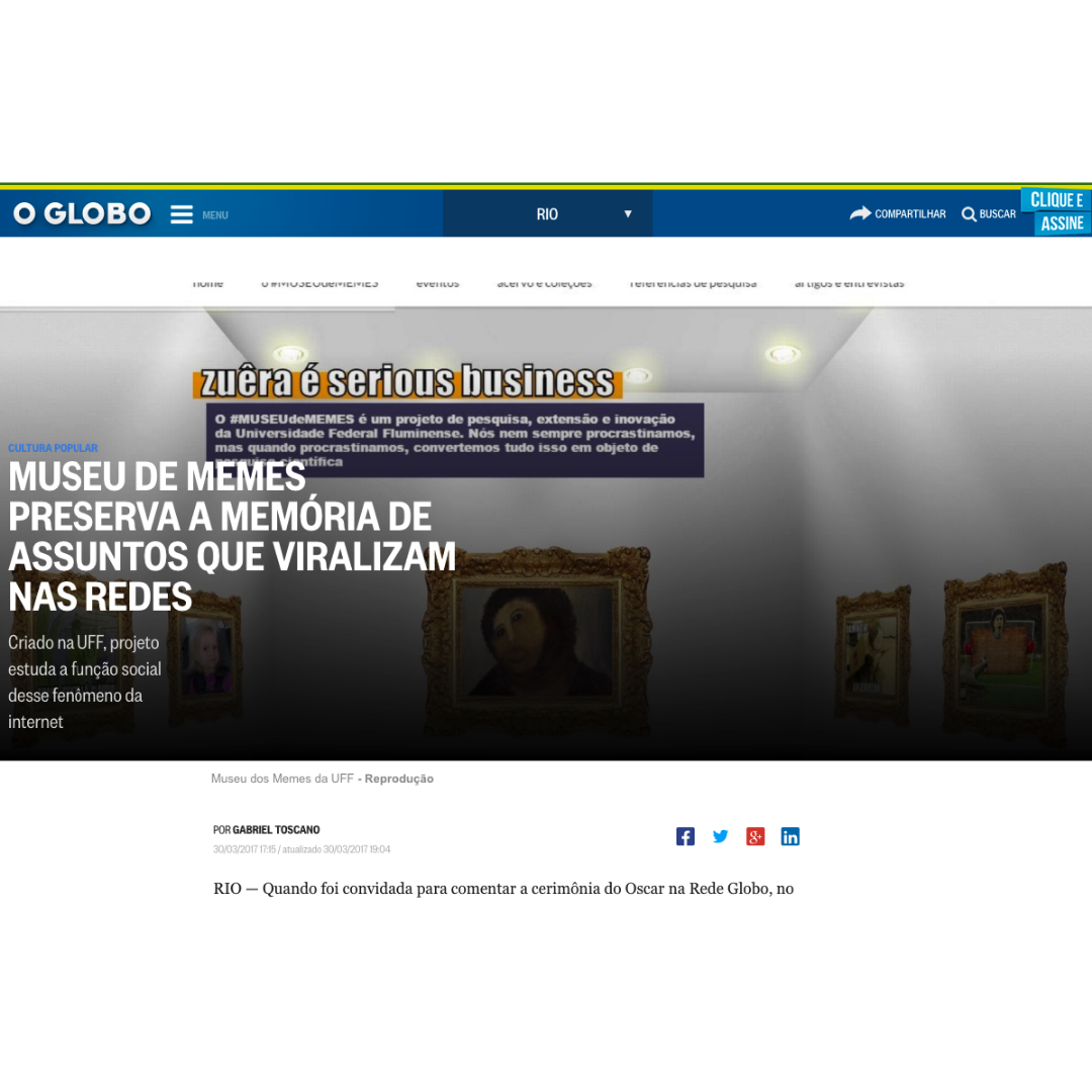 Museu de Memes preserva a memória de assuntos que viralizam nas redes