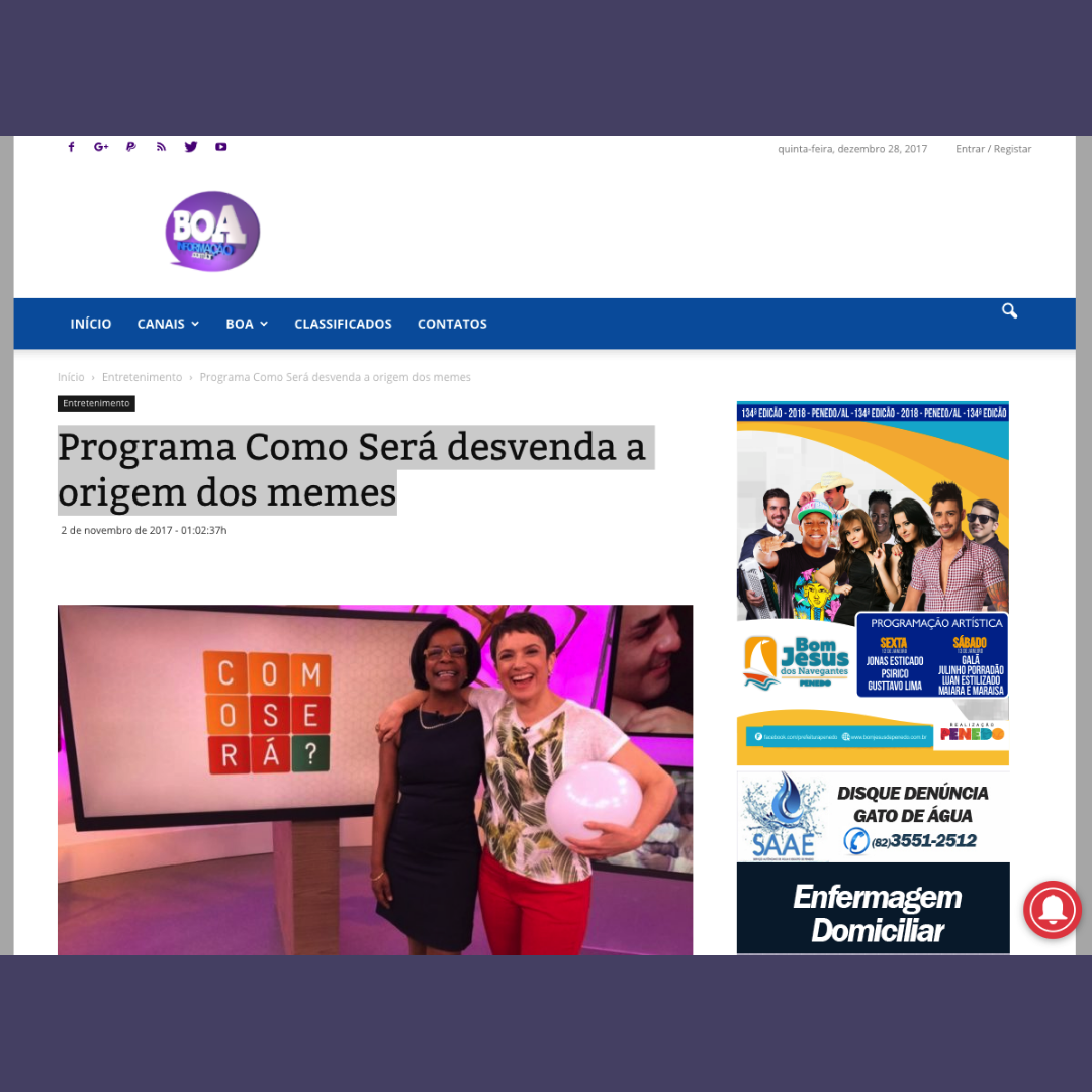 Programa Como Será desvenda a origem dos memes