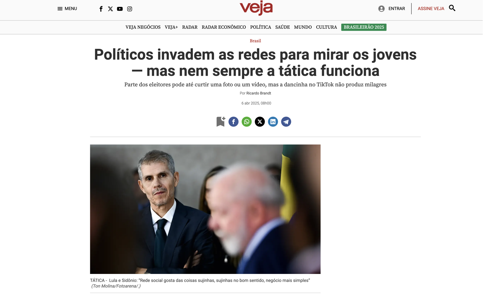 Políticos invadem as redes para mirar os jovens — mas nem sempre a tática funciona