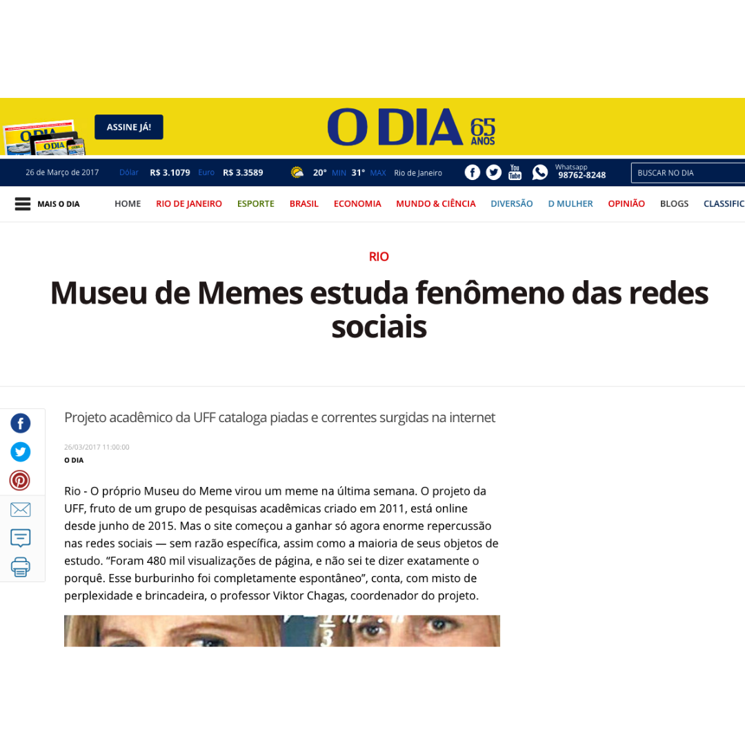 Museu de Memes estuda fenômeno das redes sociais