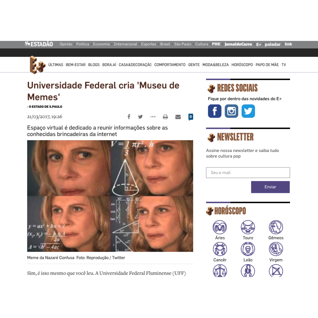 Universidade Federal cria ‘Museu de Memes’