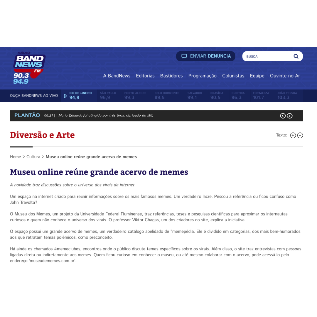 Museu online reúne grande acervo de memes
