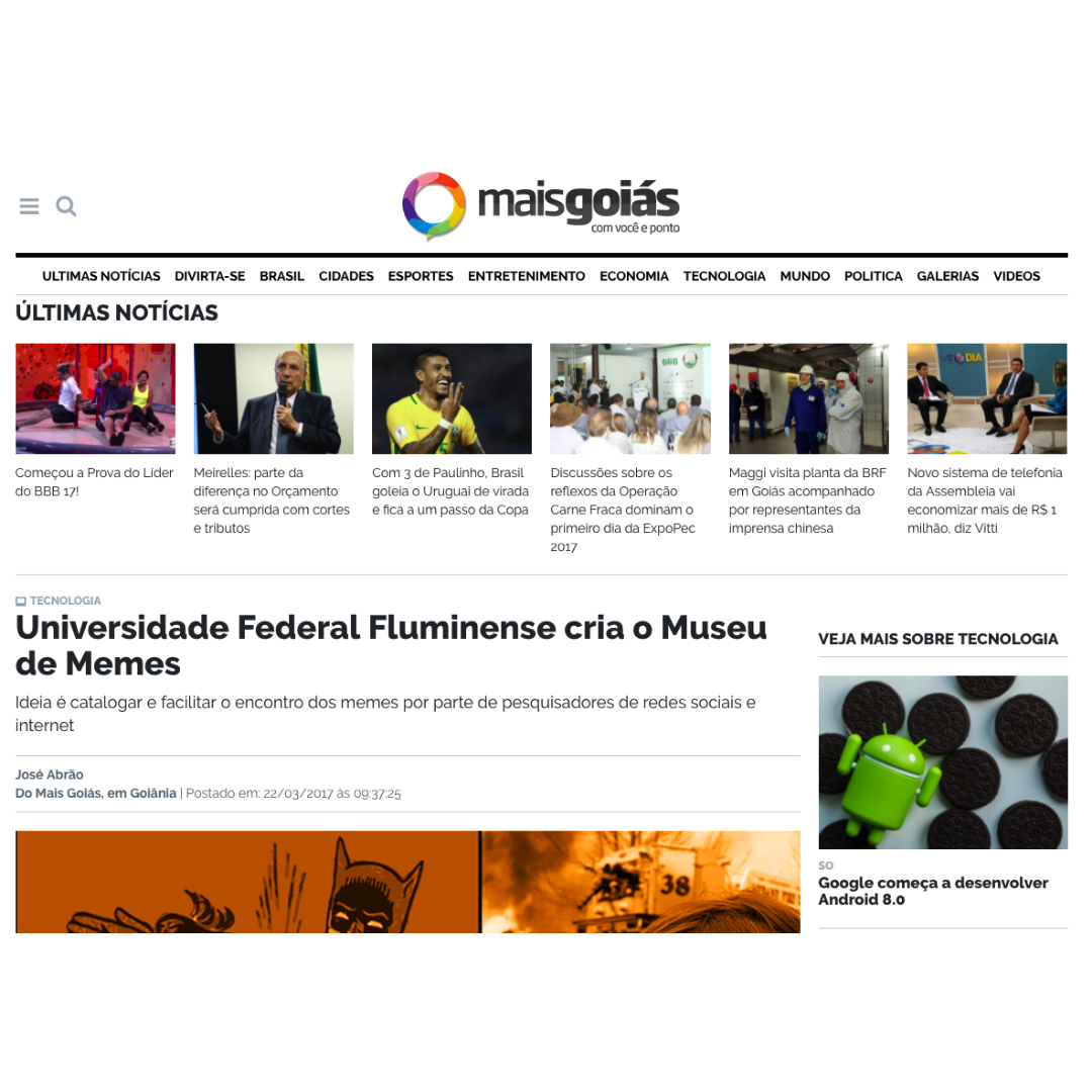 Universidade federal cria Museu de Memes