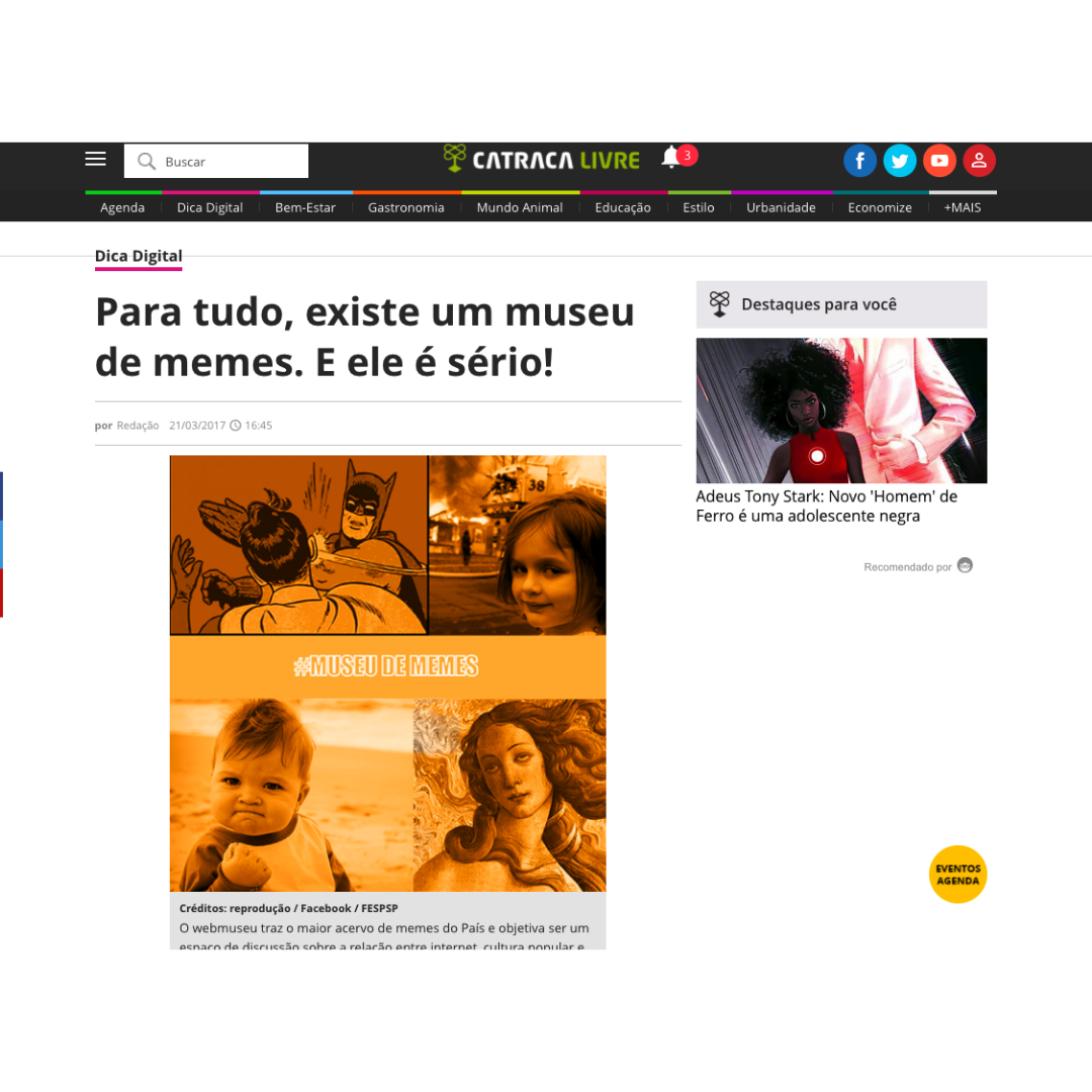 Para tudo, existe um museu de memes. E ele é sério!