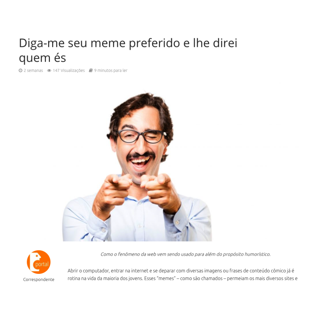 Diga-me seu meme preferido e lhe direi quem és