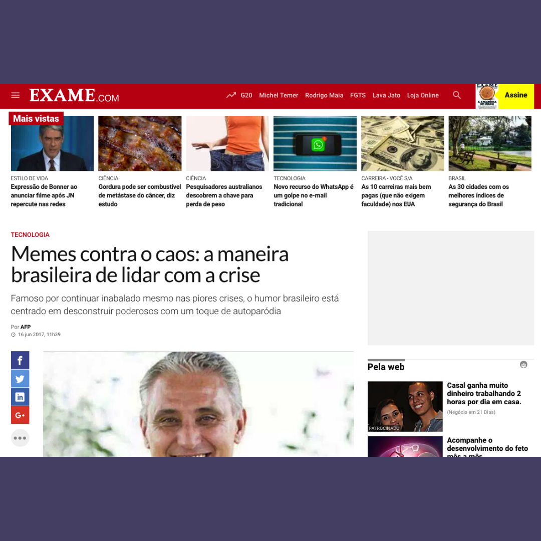 Memes contra o caos - a maneira brasileira de lidar com a crise