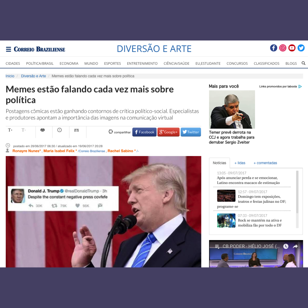 Memes estão falando cada vez mais sobre política