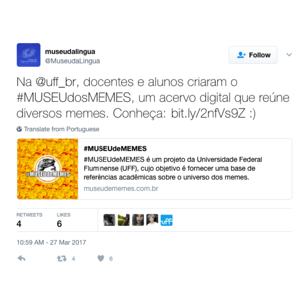 Na uff_br, docentes e alunos criaram o MUSEUdosMEMES, um acervo digital que reúne diversos memes…