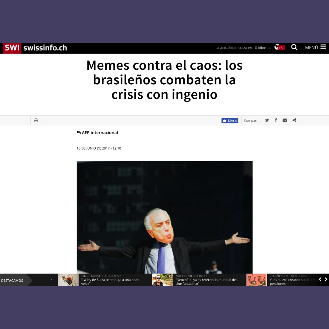 Memes contra el caos - los brasileños combaten la crisis con ingenio