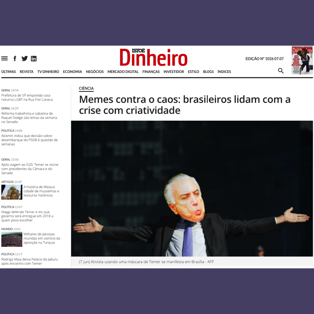 Memes contra o caos - brasileiros lidam com a crise com criatividade