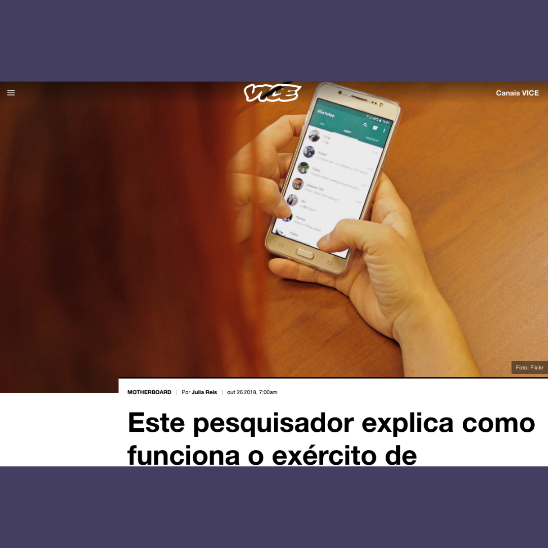 Este pesquisador explica como funciona o exército de Bolsonaro no WhatsApp