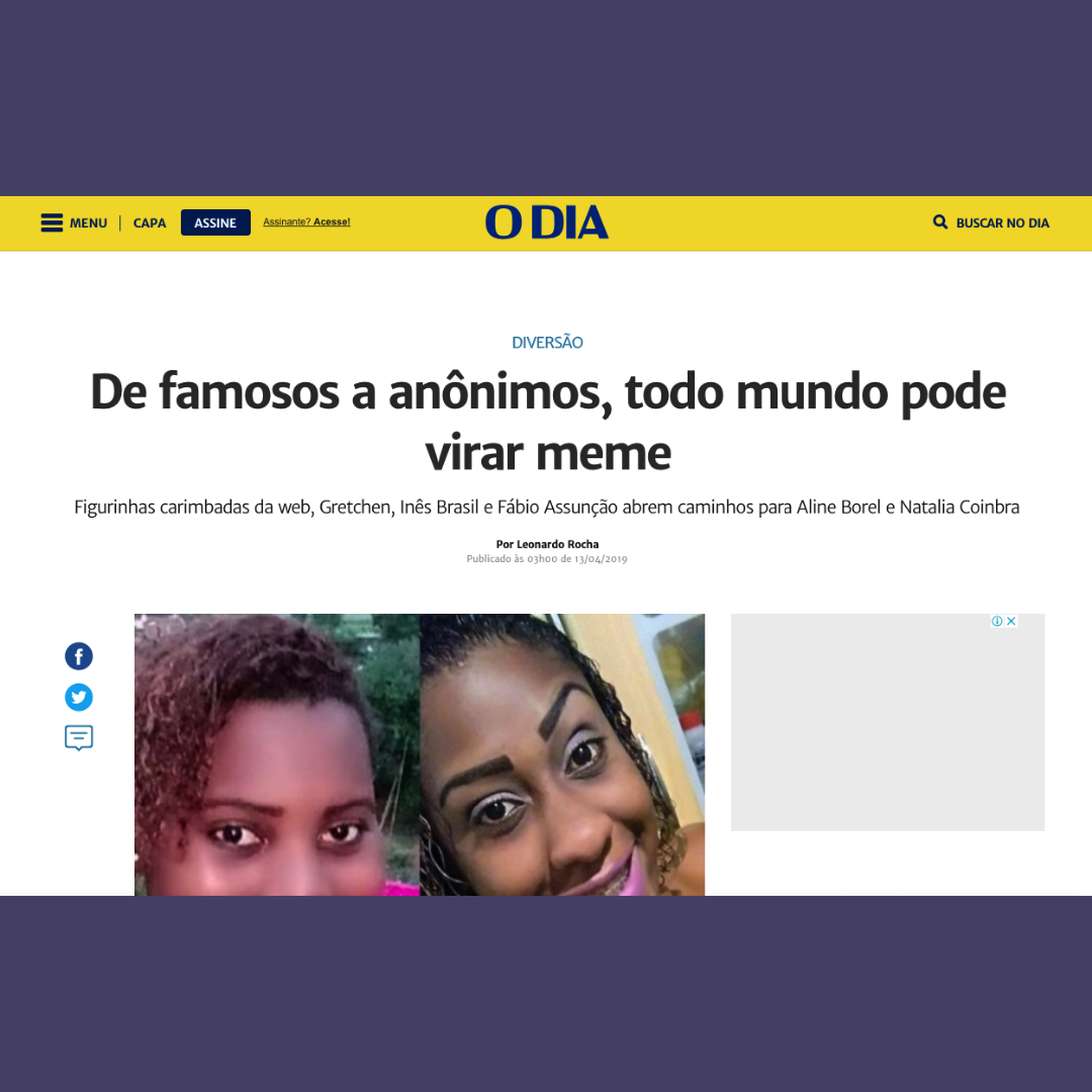 De famosos a anônimos, todo mundo pode virar meme