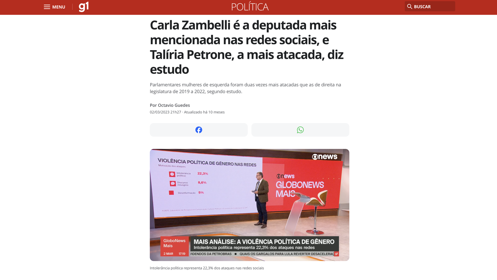 Carla Zambelli é a deputada mais mencionada nas redes sociais, e Talíria Petrone, a mais atacada, diz estudo