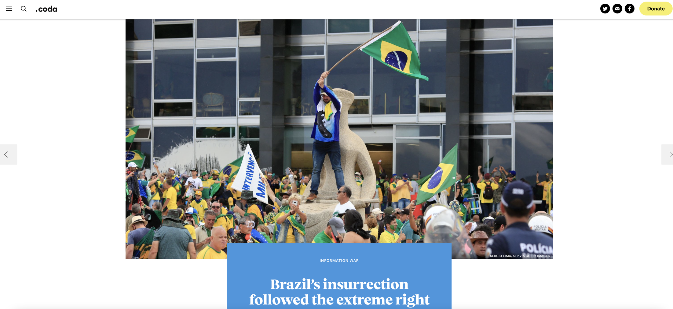 Brazil’s insurrection followed the extreme right playbook