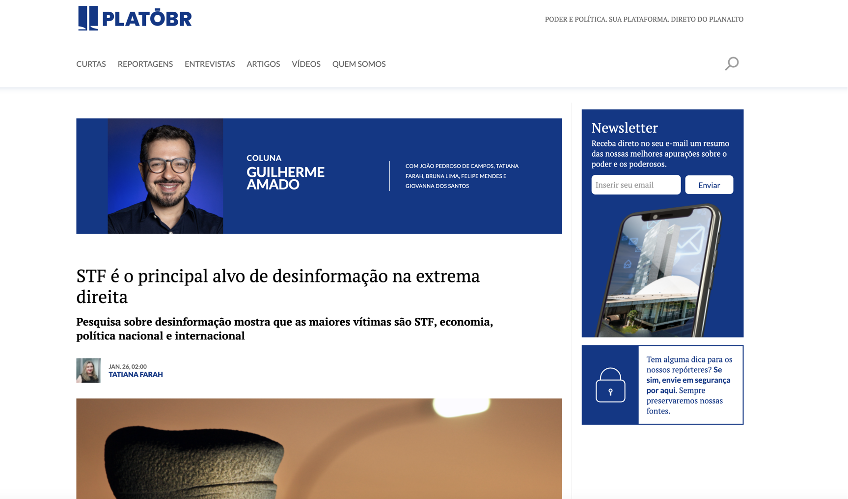 STF é o principal alvo de desinformação na extrema direita