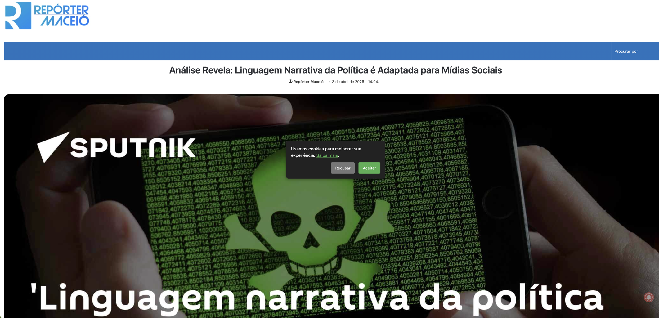 Análise Revela - Linguagem Narrativa da Política é Adaptada para Mídias Sociais